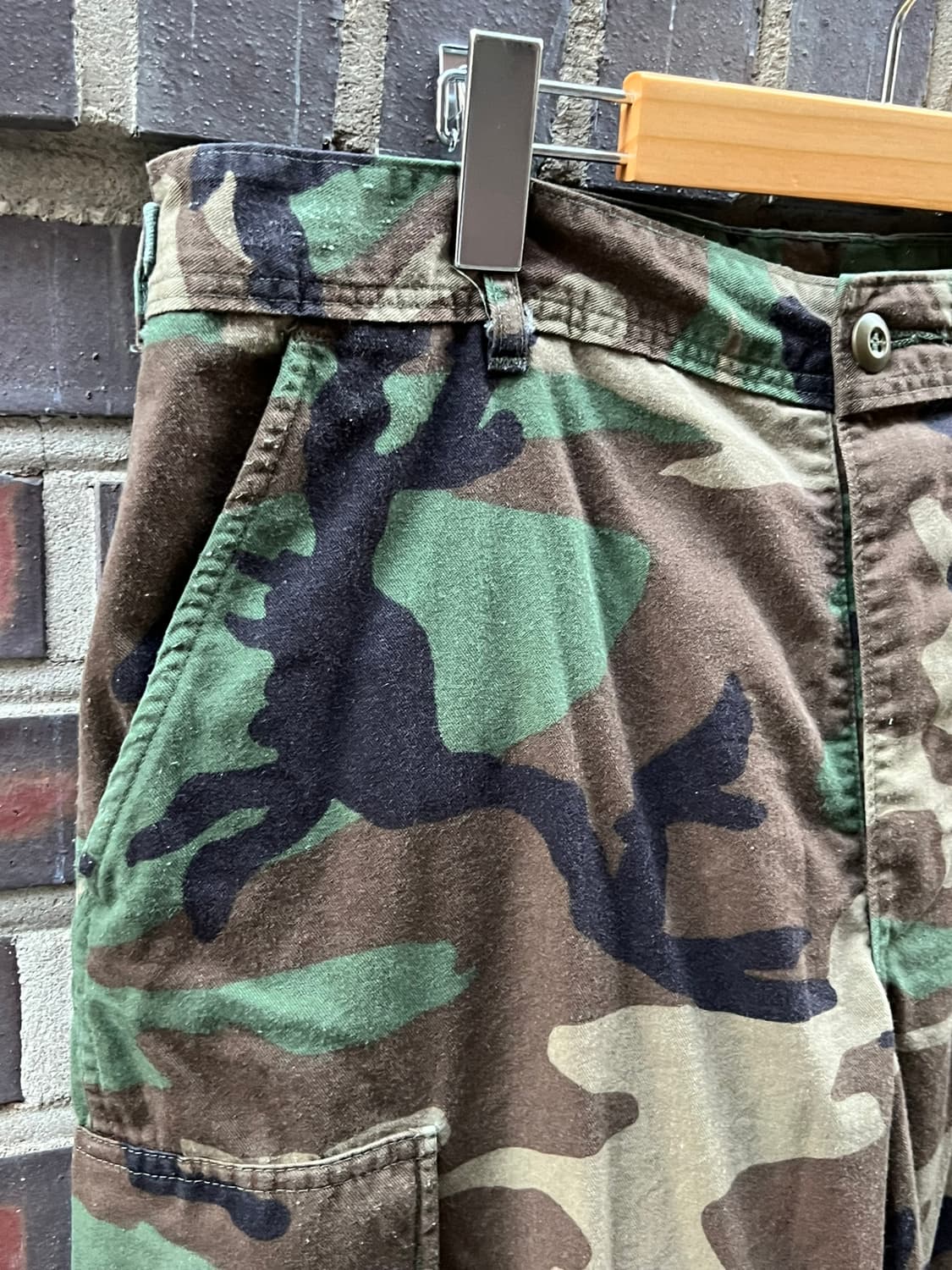 [34] 미군 BDU 우드랜드 카모 카고팬츠 빈티지 밀리터리 미군 바지 상품이미지3