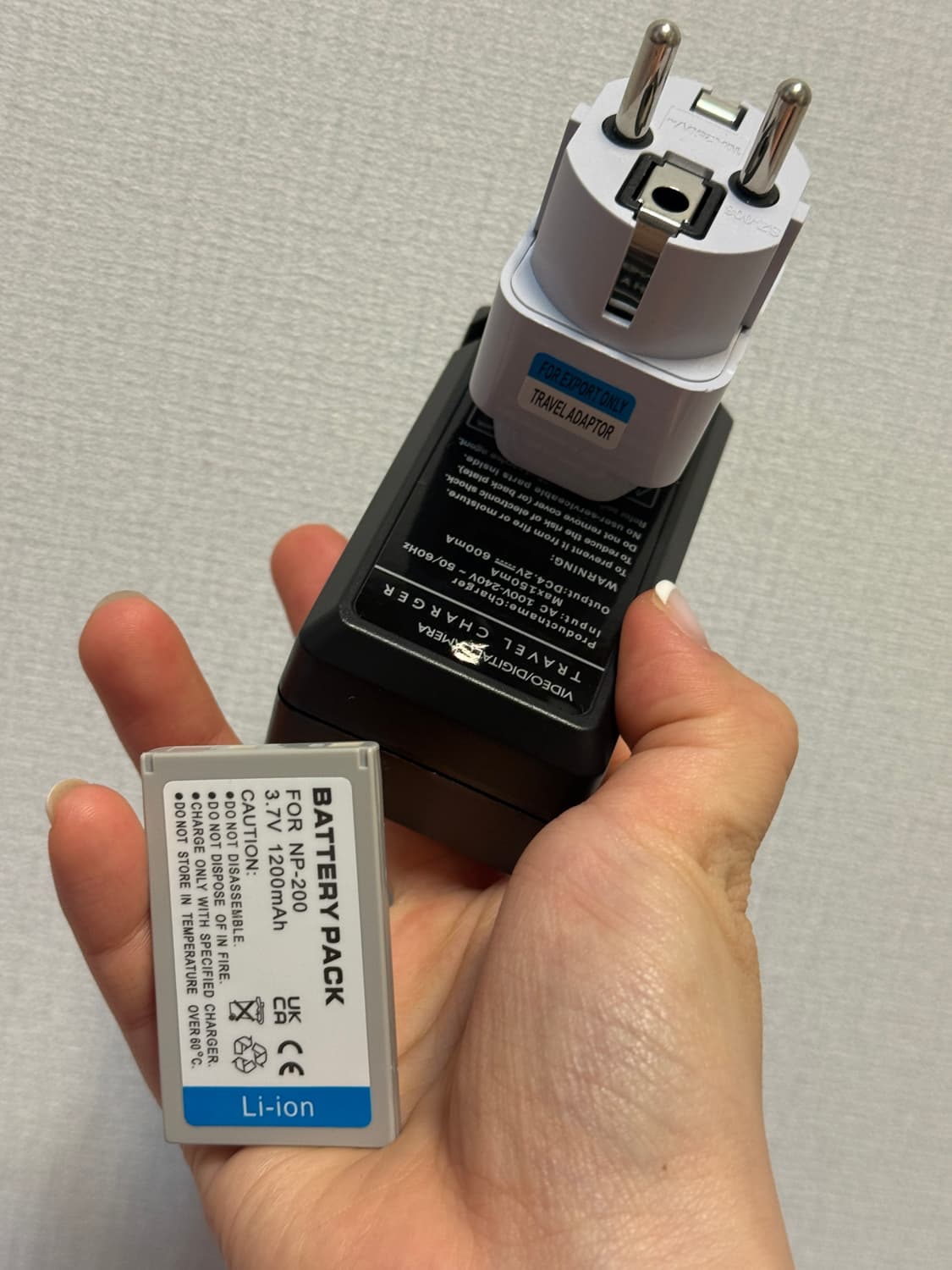 미놀타 XT, XI, XG, X6, X 배터리 , 충전기, 돼지코 판매 상품이미지1