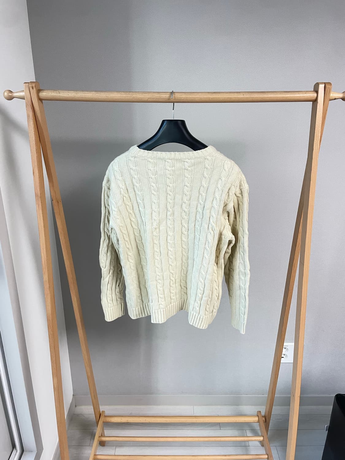 폴로 랄프로렌 케이블 니트 스웨터 (아이보리) 상품이미지2