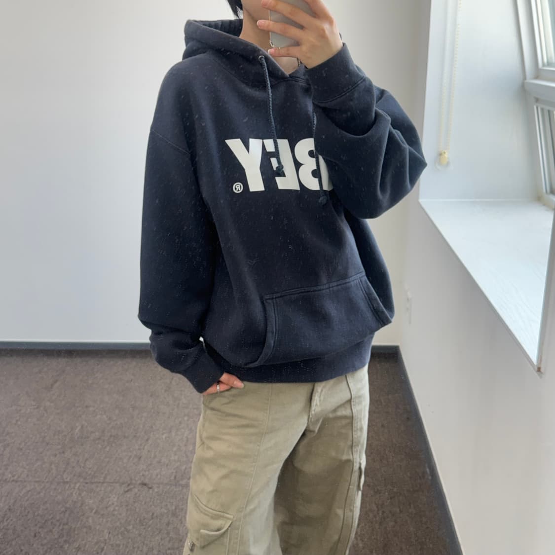 Obey 오베이 다크 네이비 후드티 상품이미지2