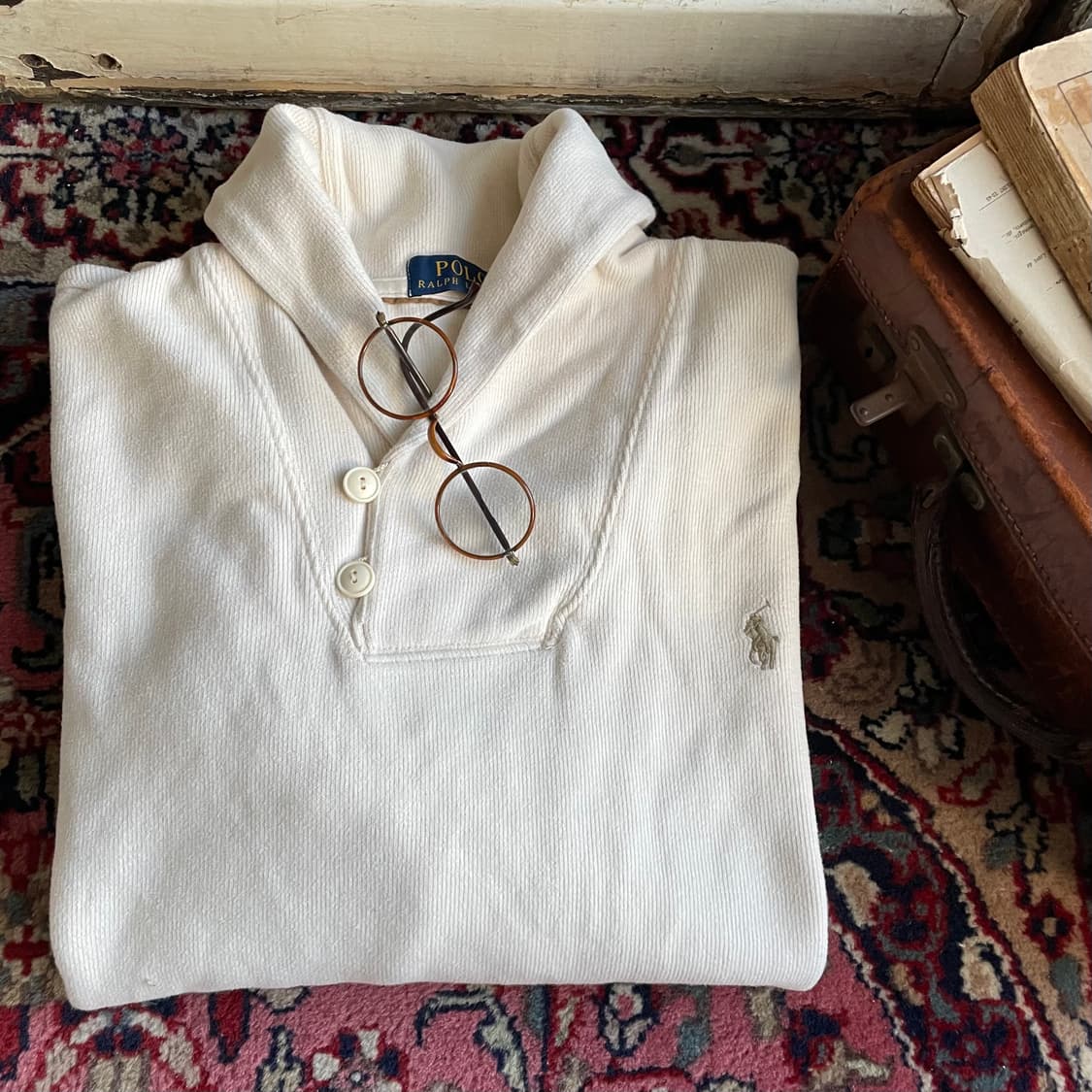 폴로 랄프로렌 숄카라 스웻 상품이미지1