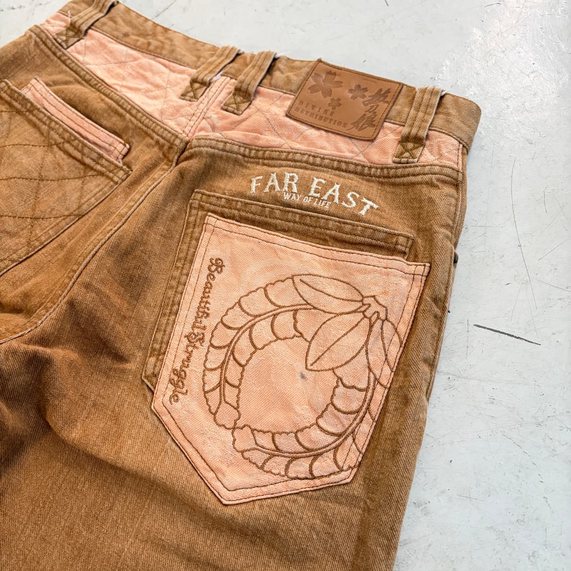 Divine Retribution 사무라이 게이샤 빈티지 팬츠 32 상품이미지10