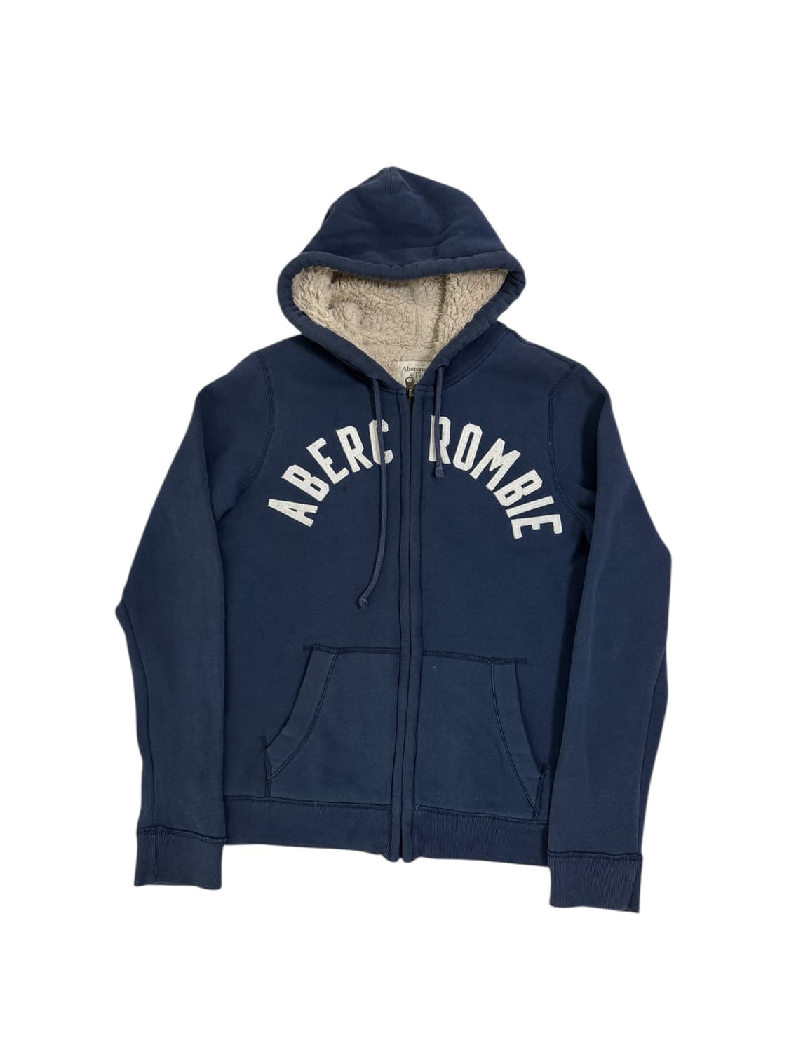 아베크롬비 네이비 양털 후드집업 상품이미지8