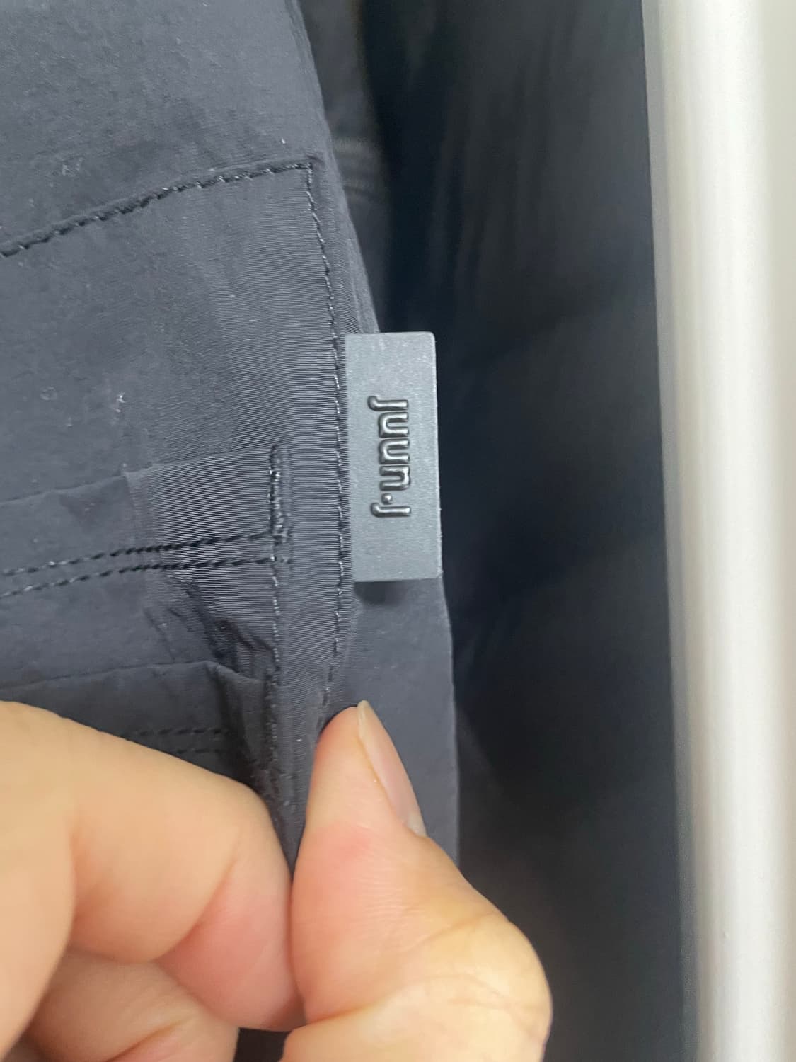 준지 23FW MA-1 나일론 후드집업 블랙 L 상품이미지6