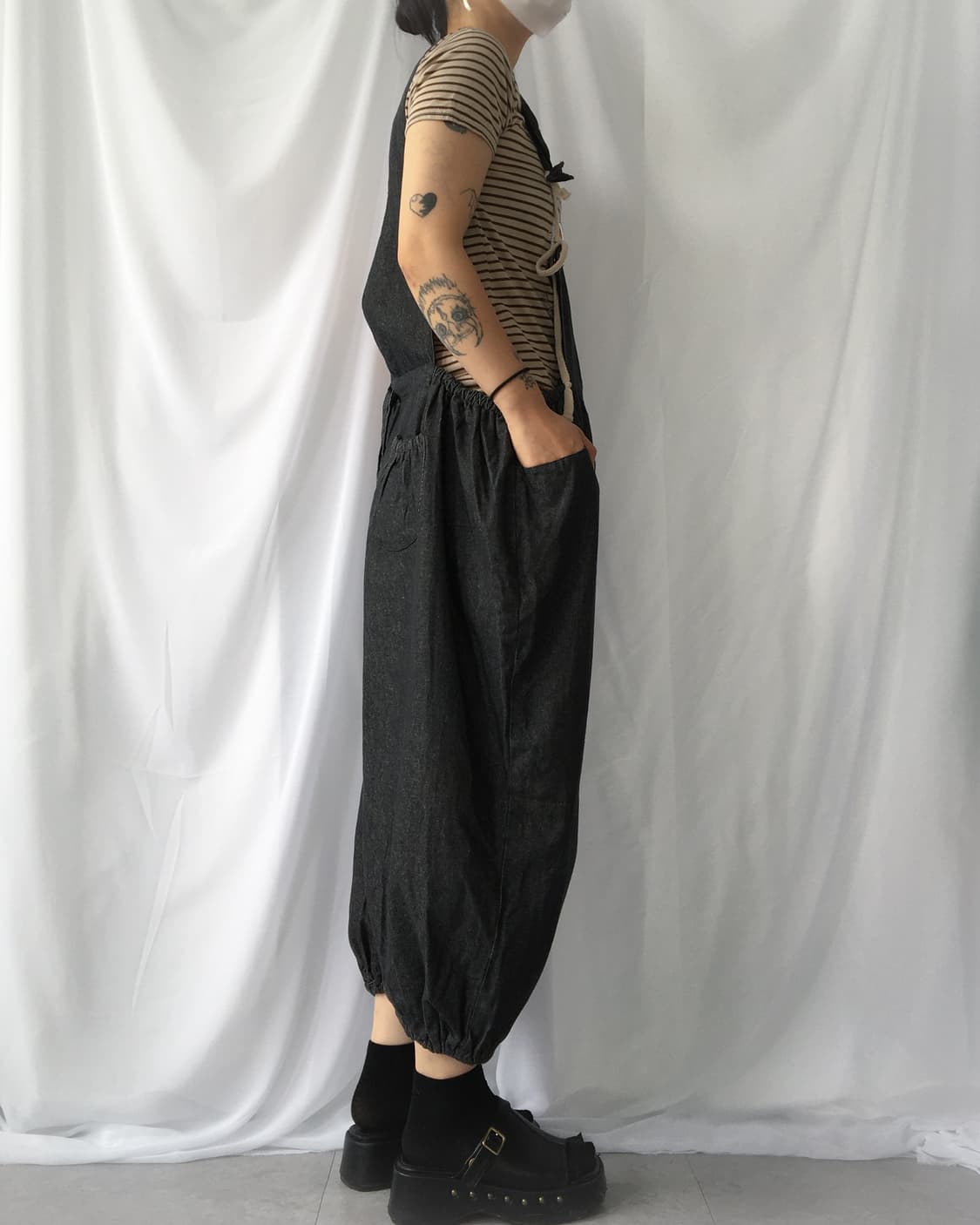 Balloon fit suspender pants 상품이미지9