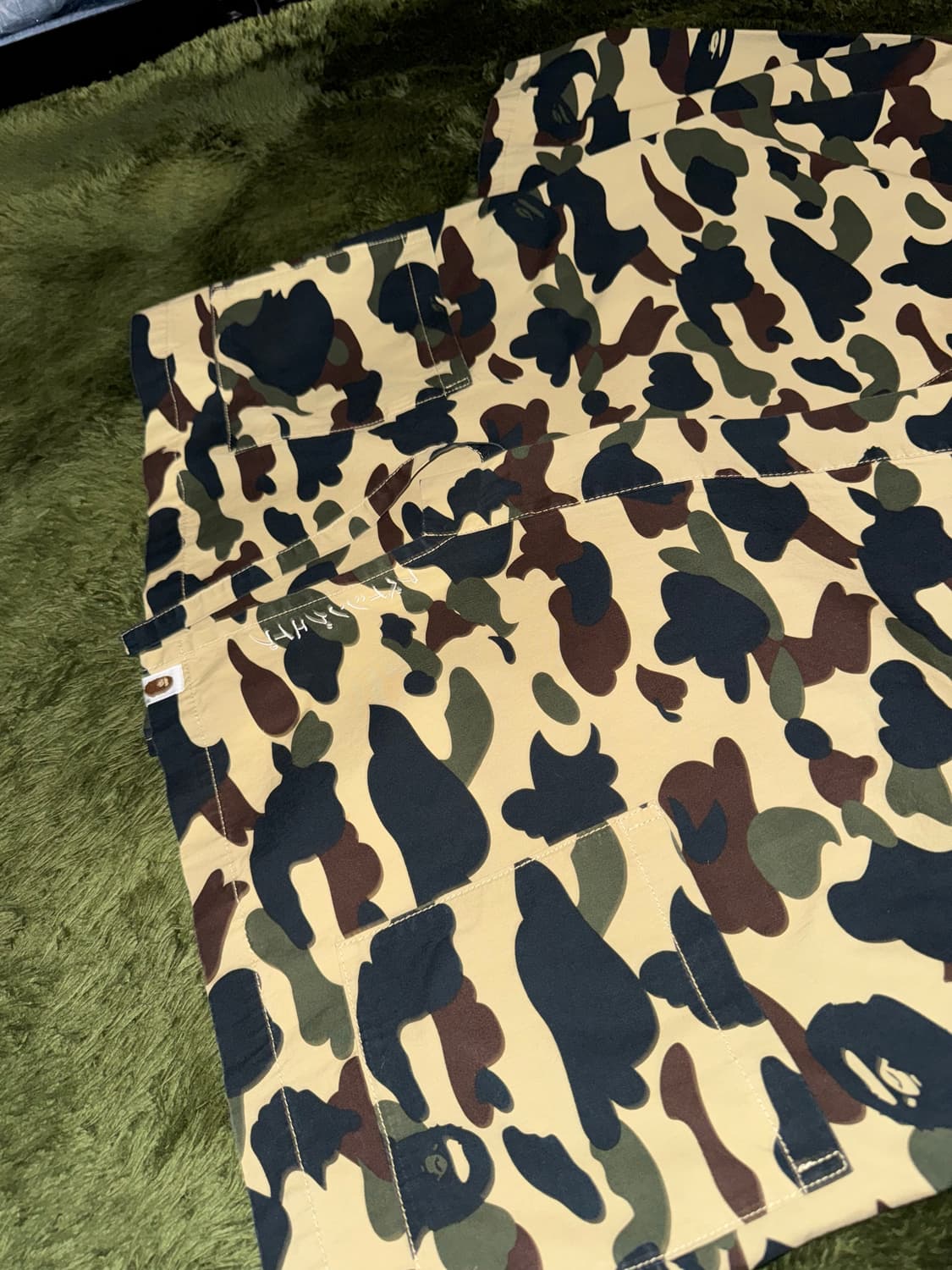 [L] BAPE 베이프 1st 카모 기모노 셔츠 자켓 상품이미지5