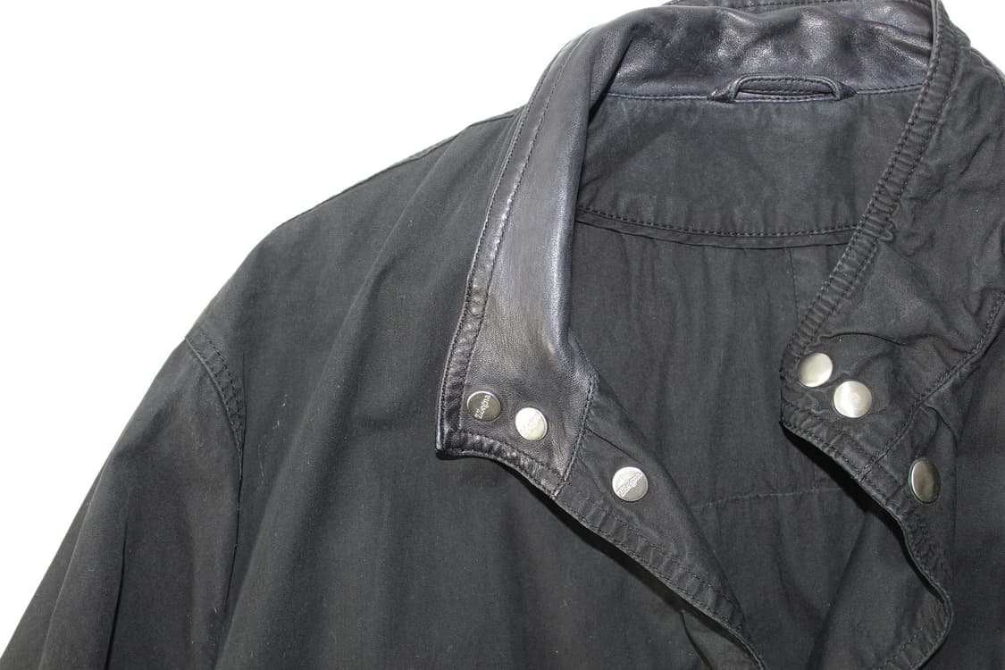 에르메네질도제냐 레더 트리밍 자켓 상품이미지2