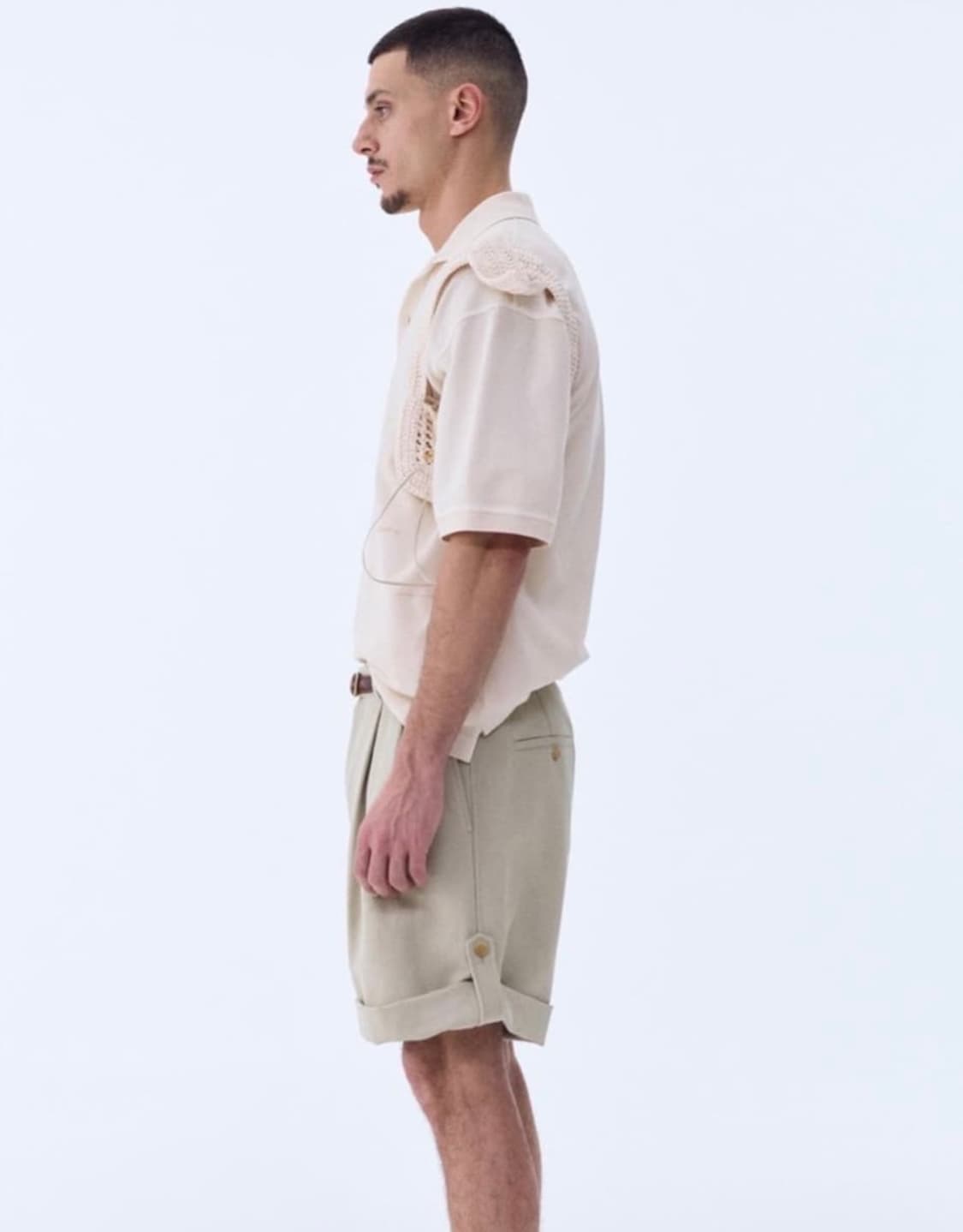 렉토 RECTO 23SS 피그먼트 카라 티 L / 1회착 S급 상품이미지2