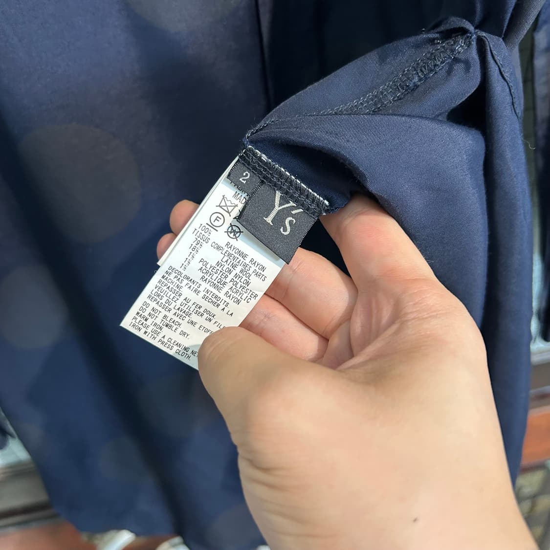 요지 야마모토 Ys 도킹 니트 원피스 상품이미지5