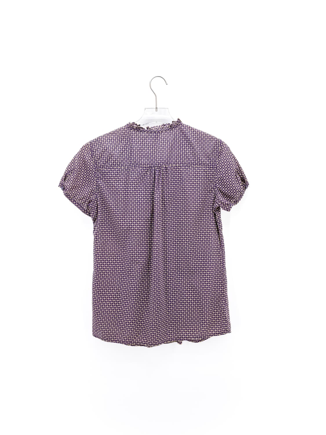 에디바우어 핀턱 셔링 반팔 블라우스 상품이미지7