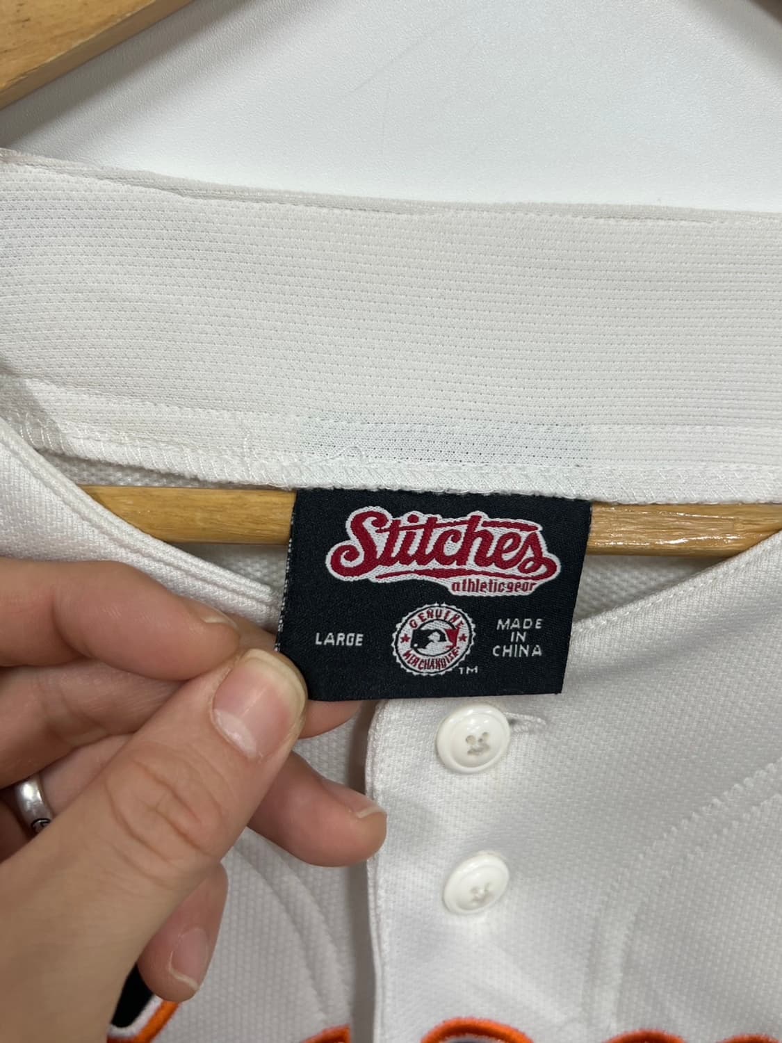 00s 스티치 MLB 자이언츠 베이스볼 야구 유니폼 저지 상품이미지5