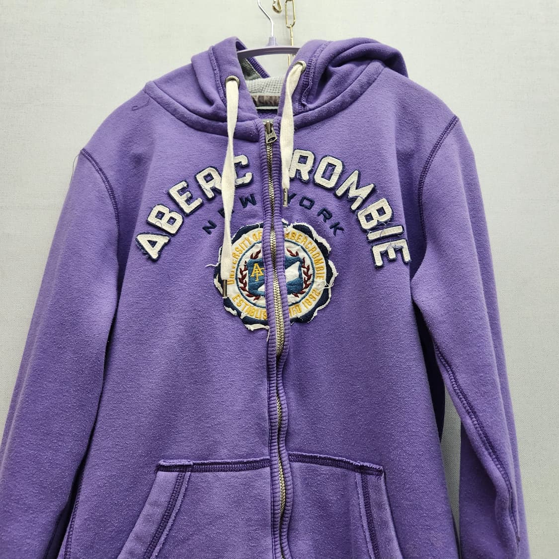 아베크롬비 빅로고 Y2K 투웨이 후드집업 L(L) 상품이미지2