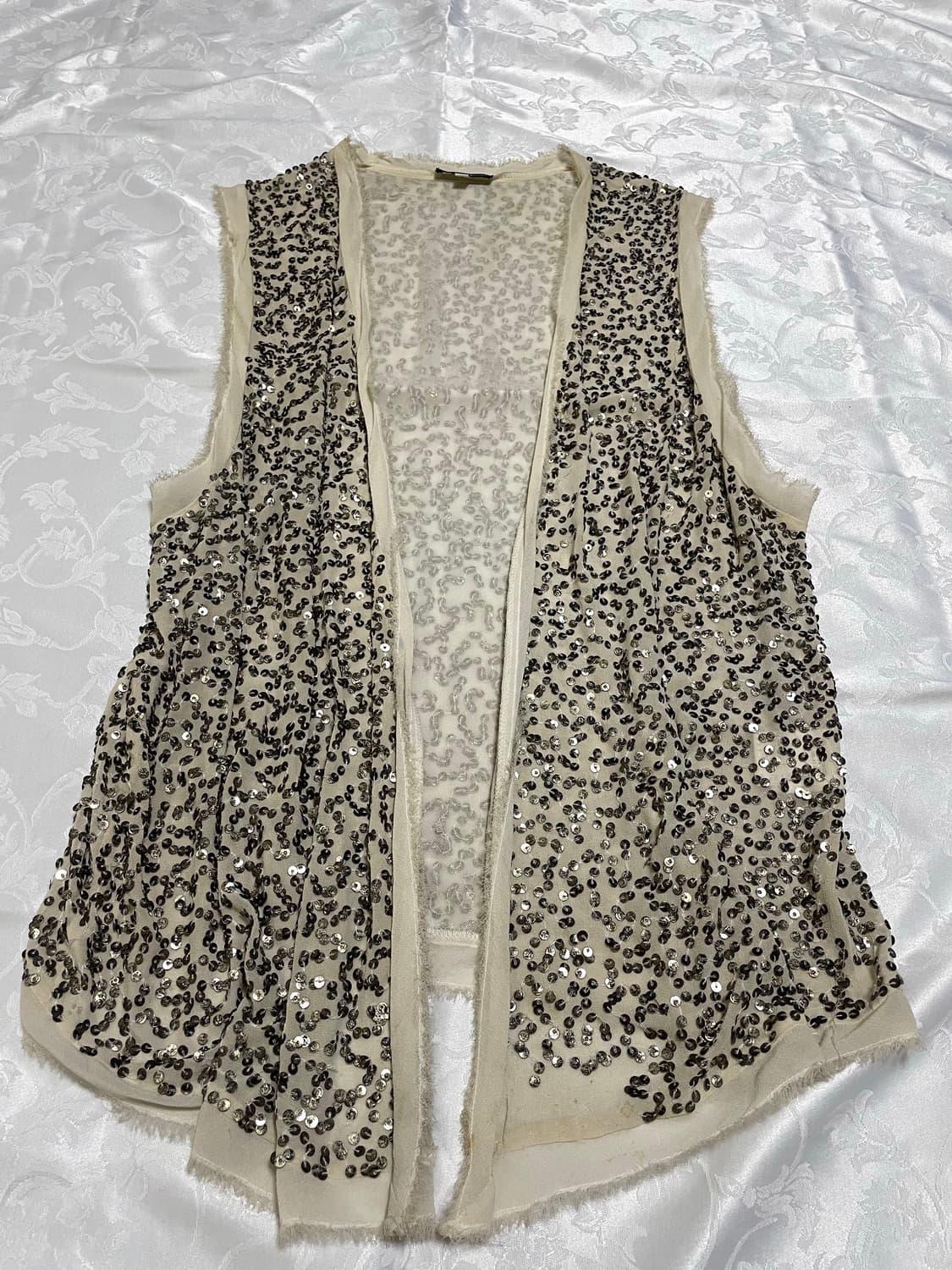 SS10 RUNWAY ANN DEMEULEMEESTER SILK VEST 상품이미지5