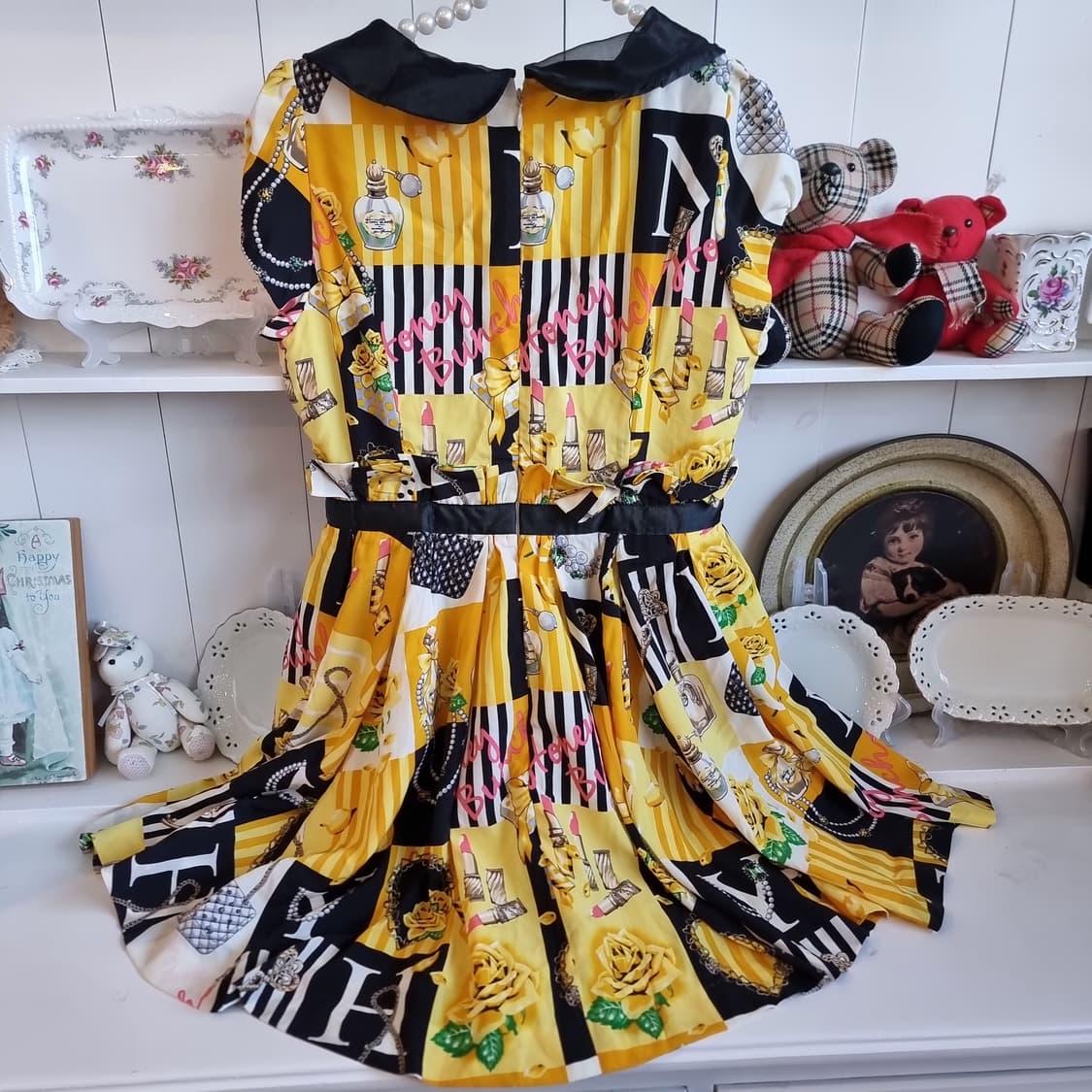 Honey Bunch 허니번치 퍼퓸 로즈  주얼리 아카이브 원피스 상품이미지7