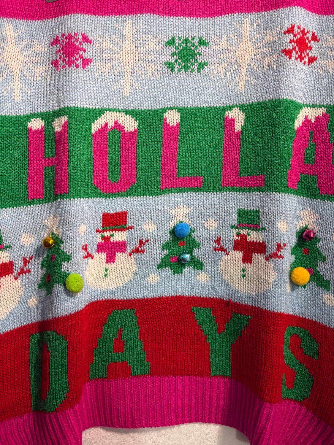 U.S.A. 크리스마스 어글리니트 L 상품이미지5