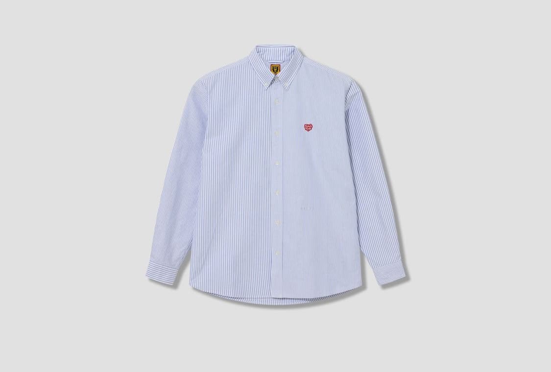 휴먼메이드 옥스퍼드 스트라이프 셔츠 XXL 사이즈 상품이미지1