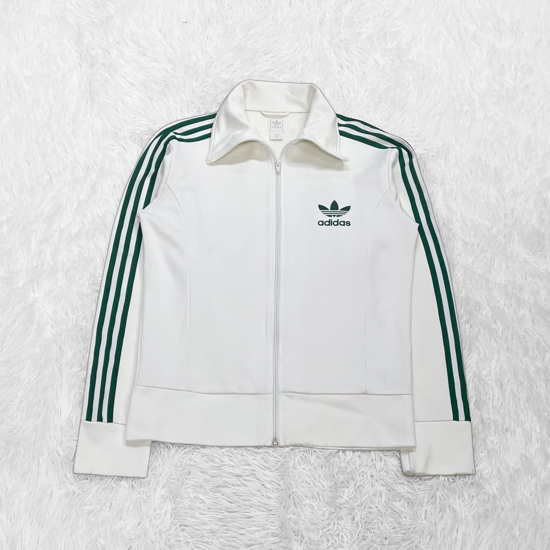 아디다스 유로파 트랙탑 져지 화이트 그린 상품이미지2