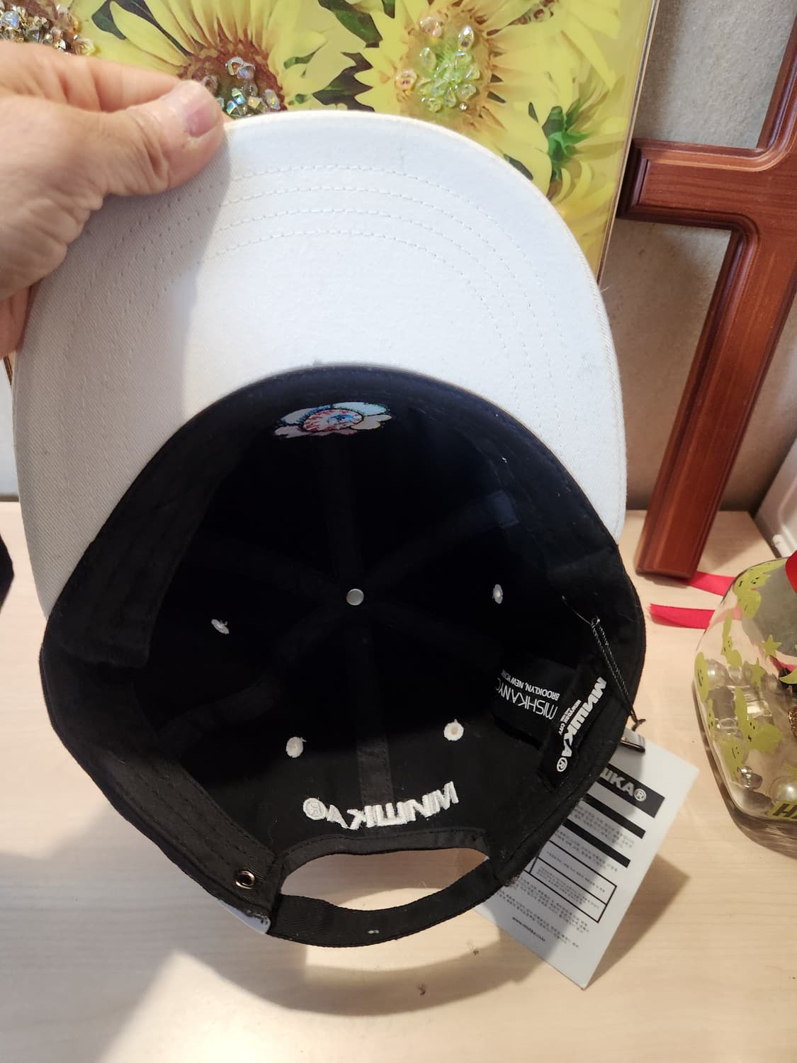 “🧠👁 미쉬카 아이플라워 캡 (스트릿 끝판왕)” 상품이미지3