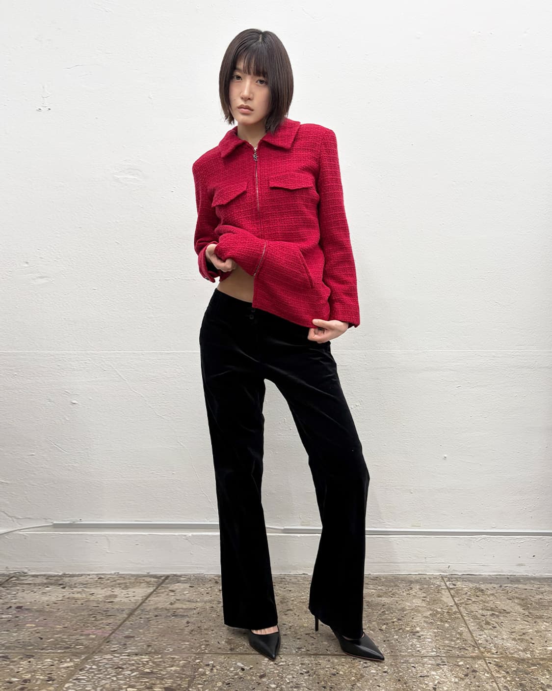 DKNY 벨벳 트라우저 상품이미지6