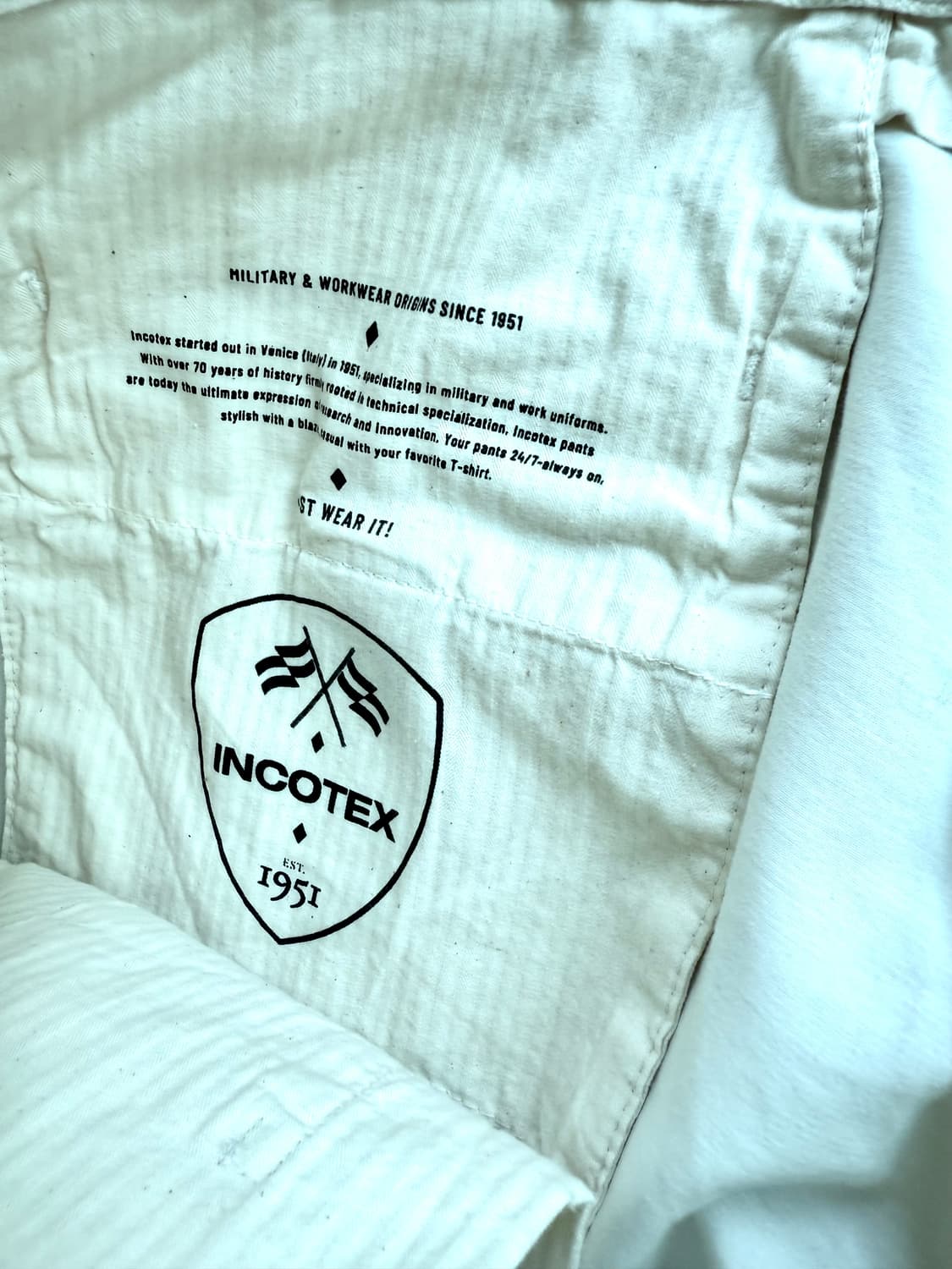 INCOTEX 슬로웨어 25FW 치노팬츠 36 (미착용 새상품) 상품이미지4