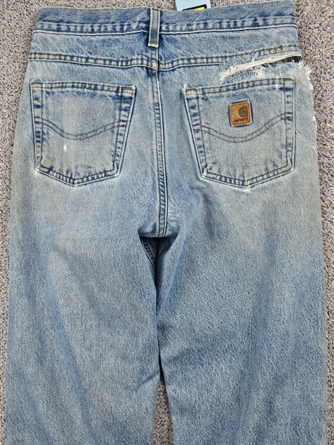 칼하트 헤비 플란넬 데님 워크 팬츠 ( 30 X 32 ) / 10377 상품이미지9