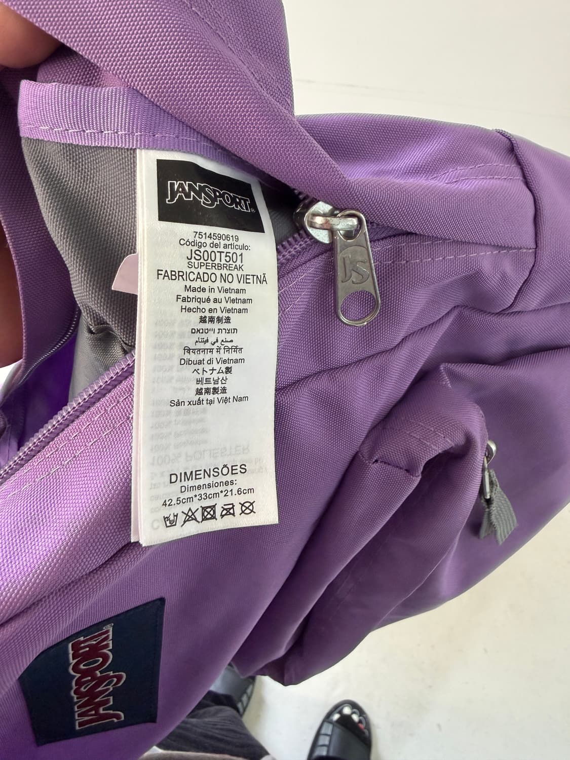 잔스포츠 라벤더 백팩 상품이미지10