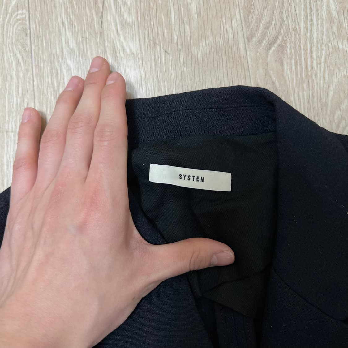 한섬 시스템 여성 모직 더플 블레이저 자켓 82-94-160  상품이미지4