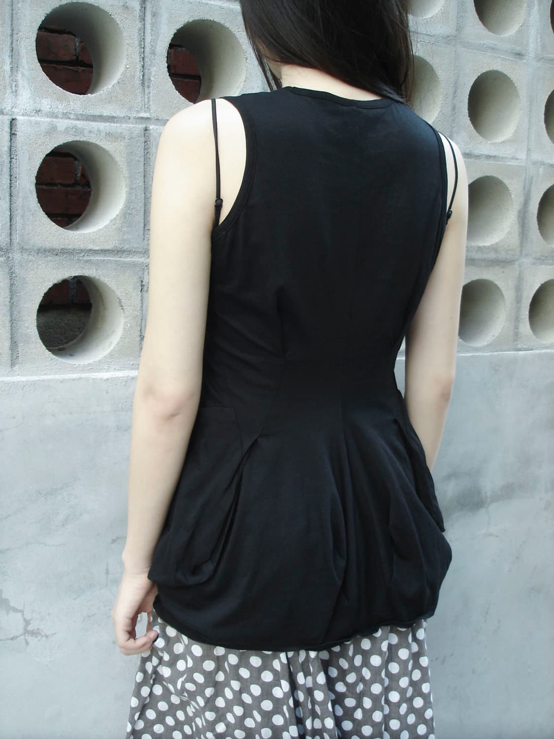Y’s draped balloon tank top 상품이미지3