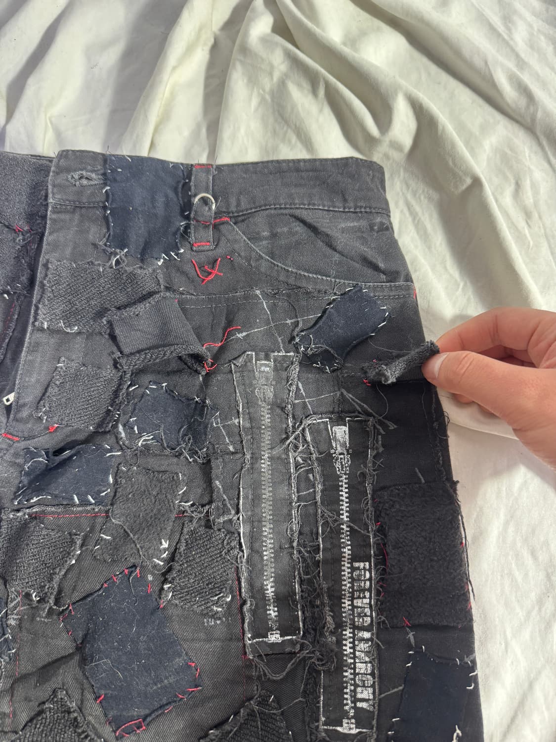 H.naoto 패치워크 스커트 펑크 고딕 언더커버 scab 그런지 상품이미지6