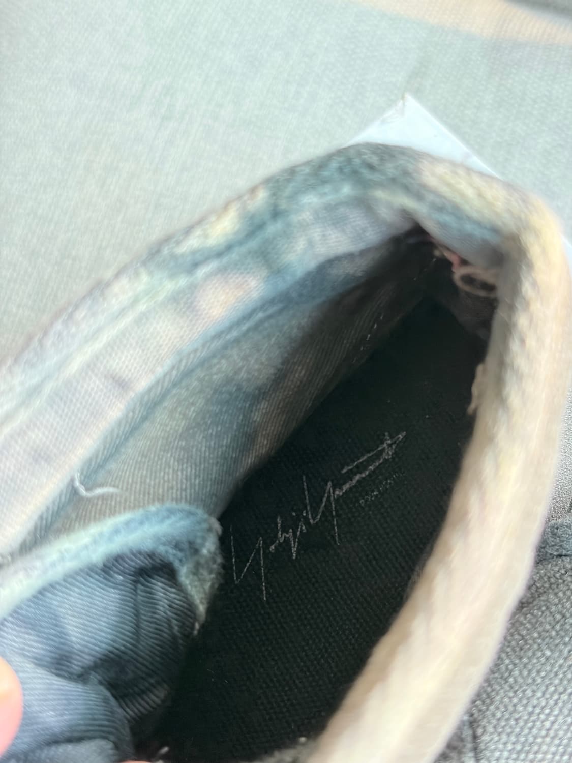 요지야마모토 뿌르옴므 하이탑 스니커즈 상품이미지4