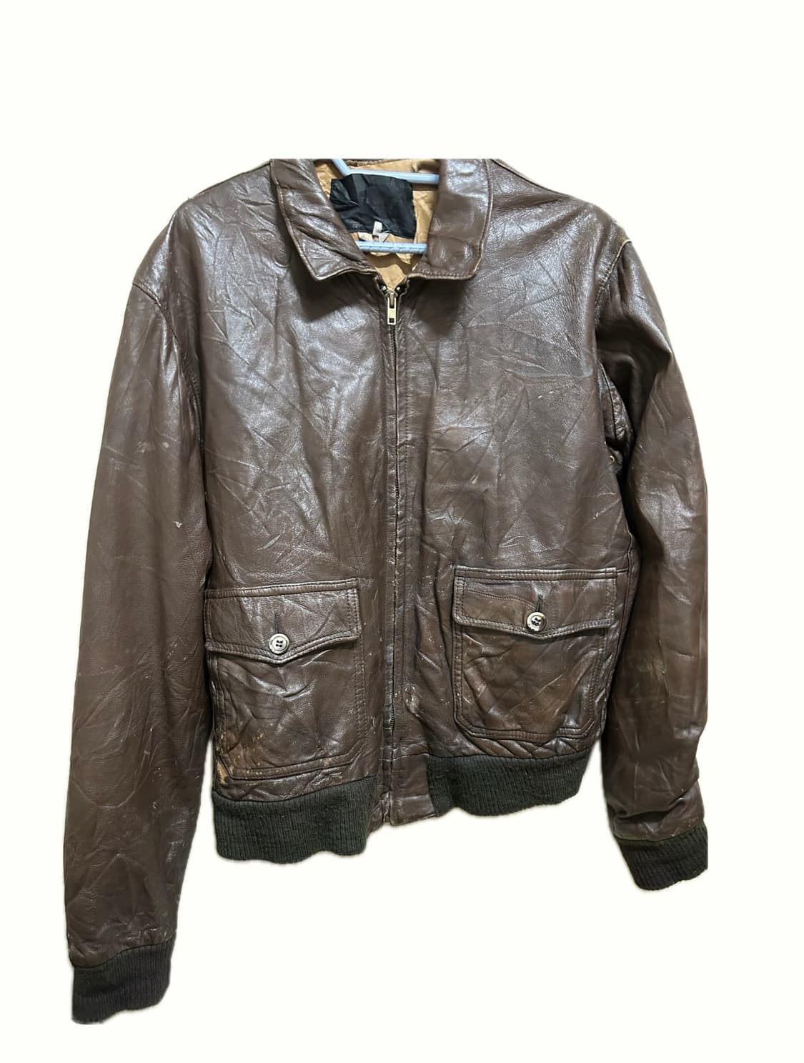 80~90s harley Davison 가죽 자켓 상품이미지4