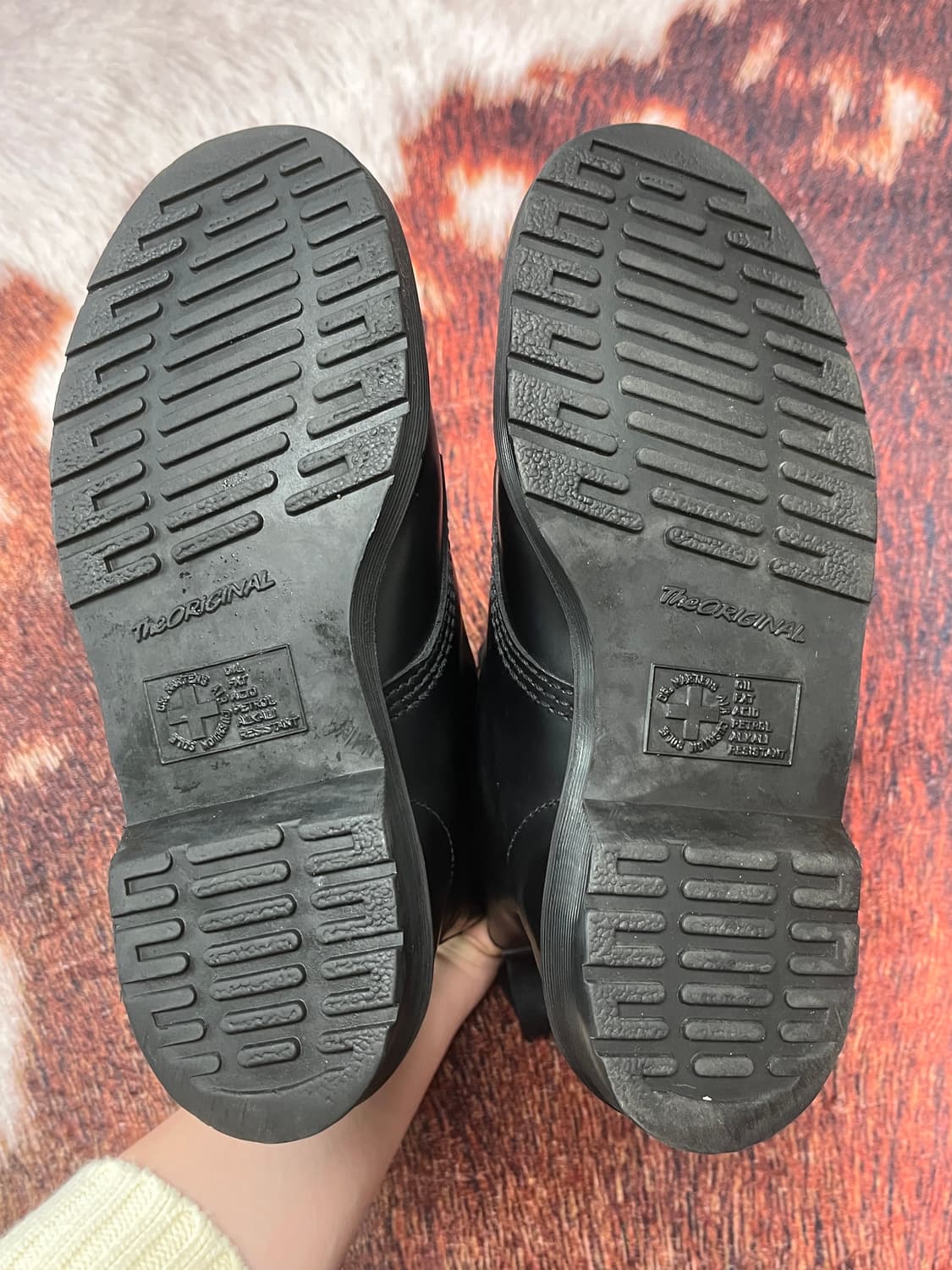 [250] 닥터마틴 1460 모노 블랙 8홀 워커 상품이미지5