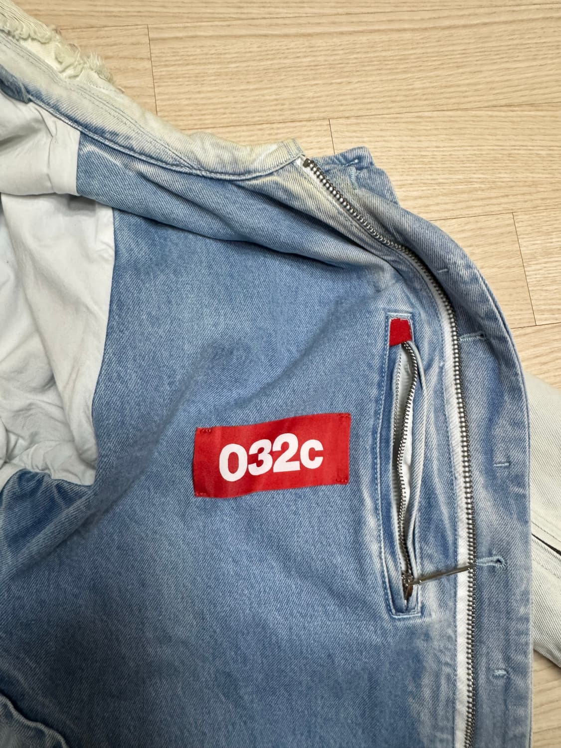 032c 데님 롱 트렌치코트 48 상품이미지5