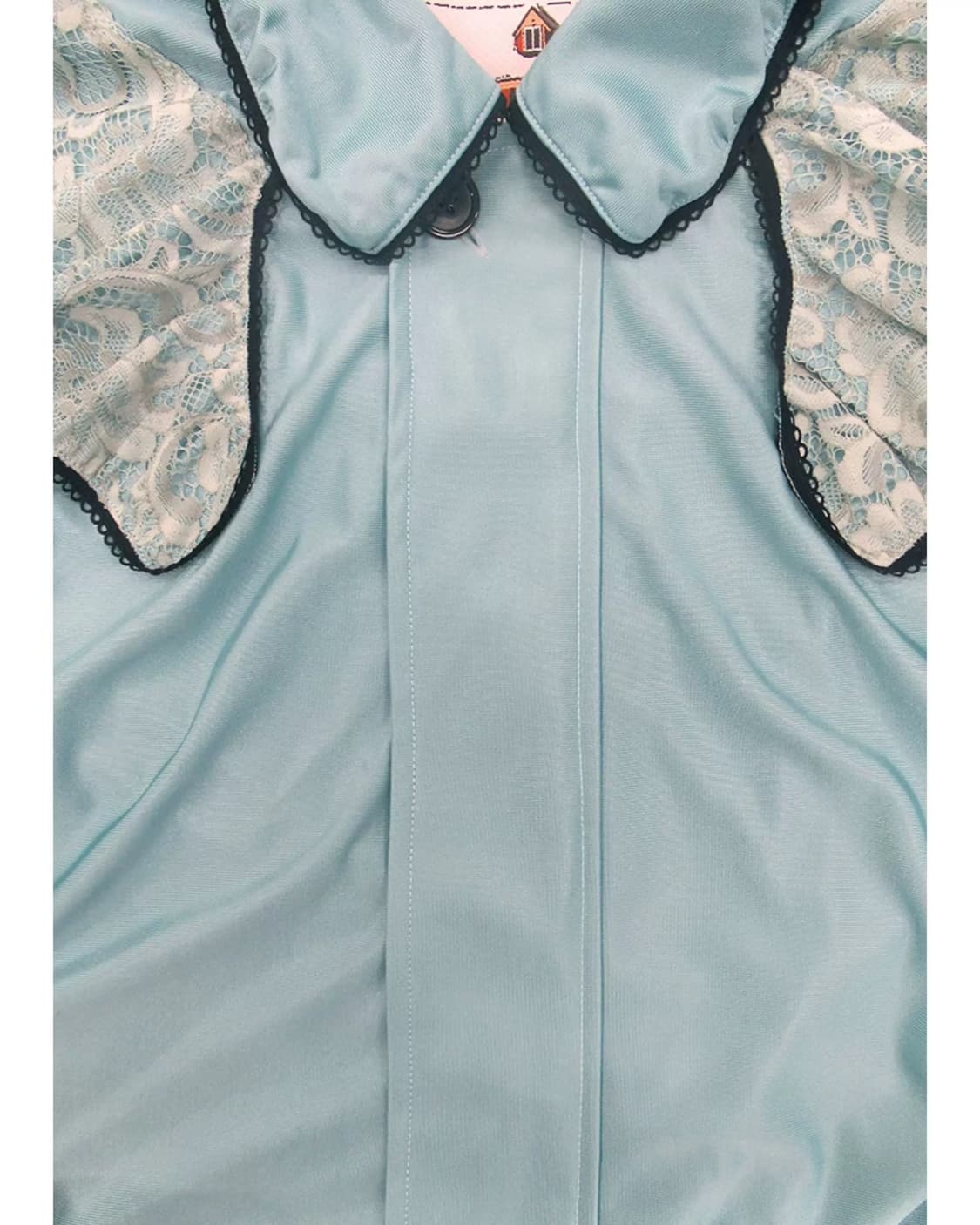 [jenny fax] 블루종 새틴 재킷 / mint 상품이미지6