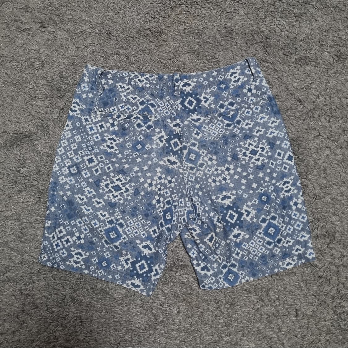 갭 gap 프랙탈 패턴 체크 반바지 32 올드갭 빈티지 상품이미지2