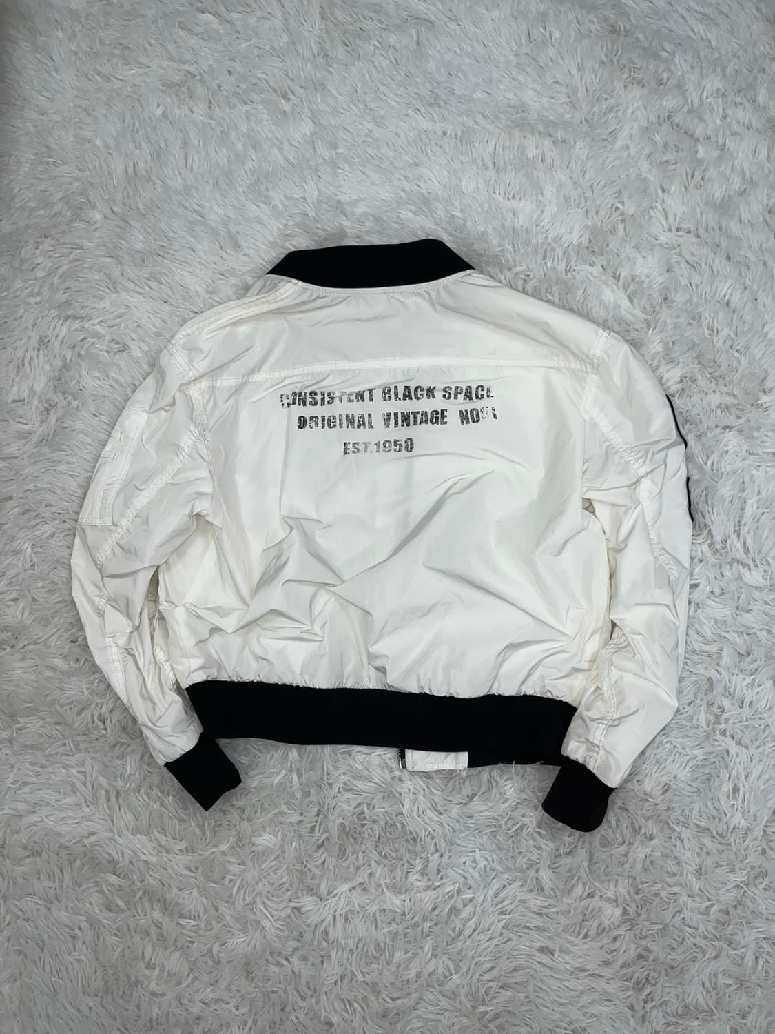 버카루 그런지 프린팅 항공점퍼 상품이미지8