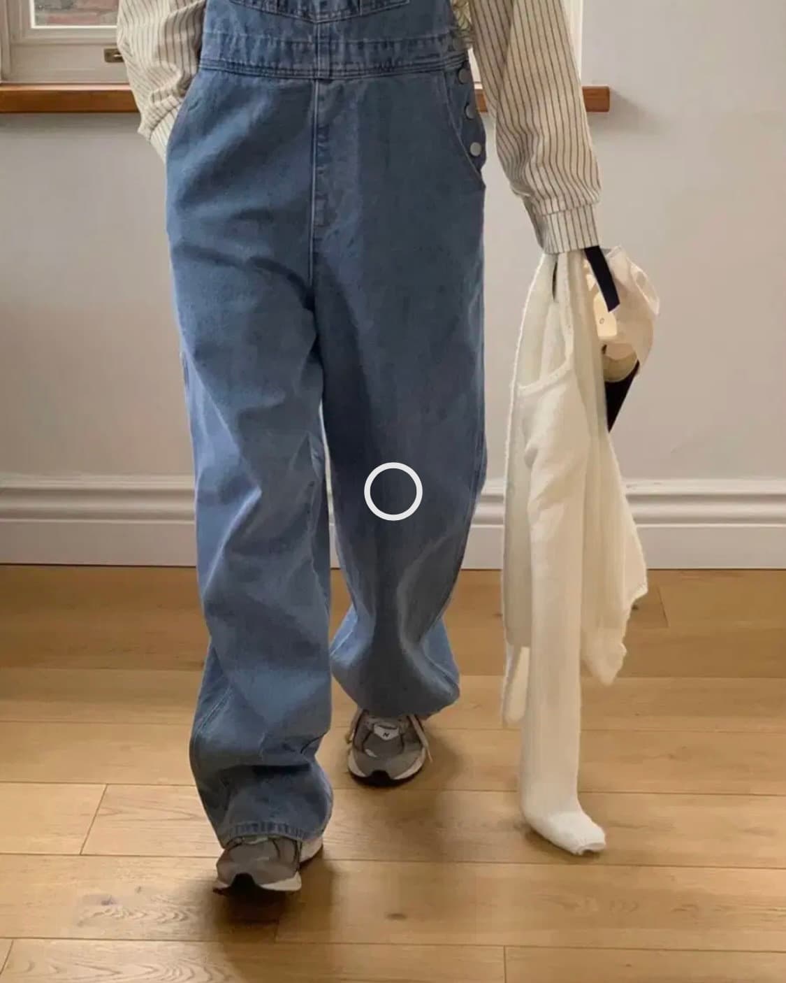 연청 데님 오버롤 멜빵바지 상품이미지5