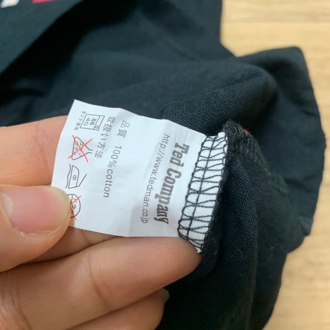 100) 00s 테드컴퍼니 TED COMPANY 데빌 빅프린팅 반팔  상품이미지4