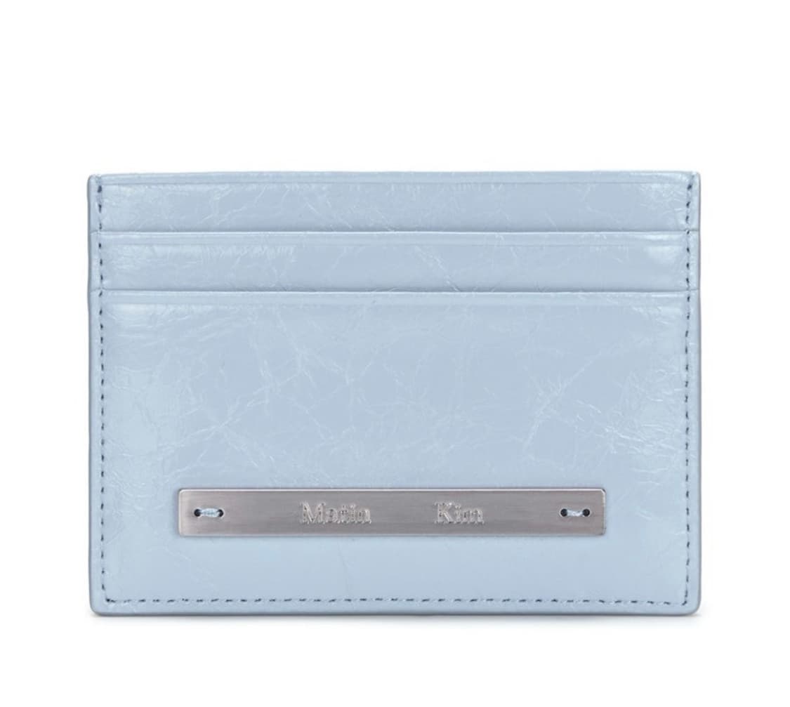 마뗑킴 지갑 Glossy Card  Wallet Sky 상품이미지1