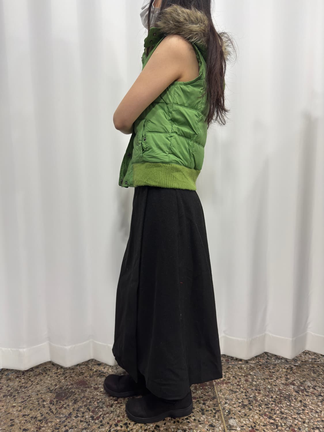 abercrombie&fitch vest hood twiway zipup 상품이미지6