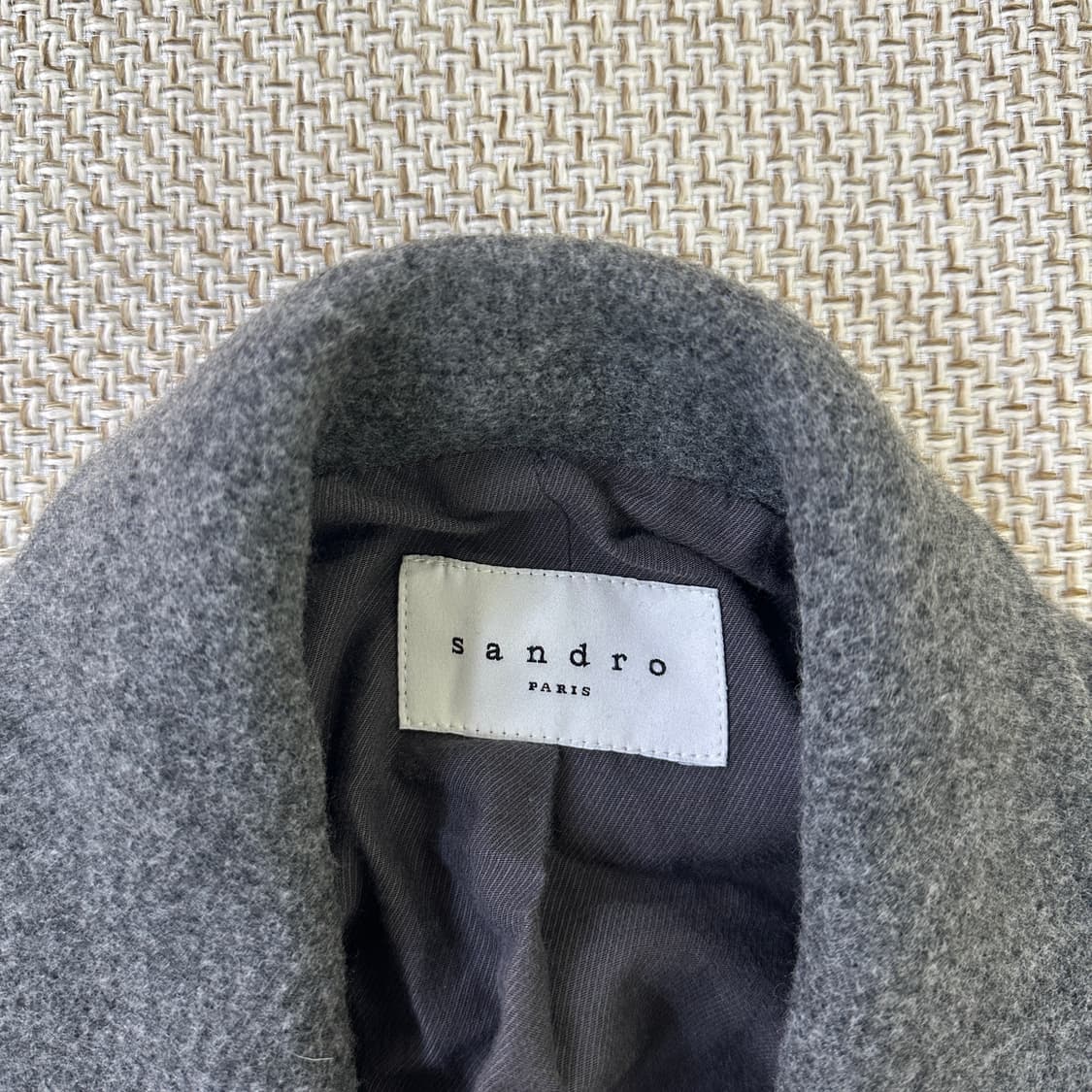 96 산드로 울 코트 0330D 상품이미지2