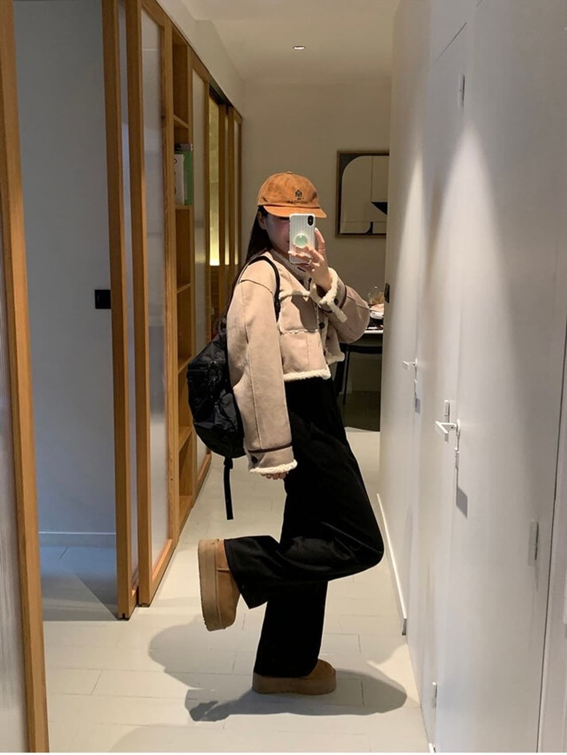 트랜디어패럴 양기모 팬던트 핀턱 와이드 슬랙스 상품이미지8