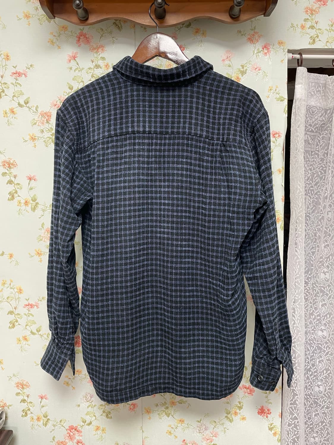 네이비 플란넬 셔츠 상품이미지2