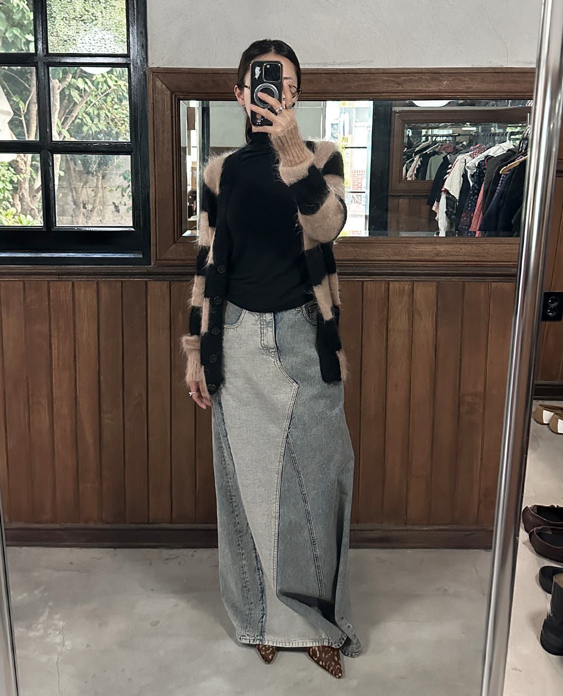 MM6 MAISON MARGIELA denim skirt 상품이미지2