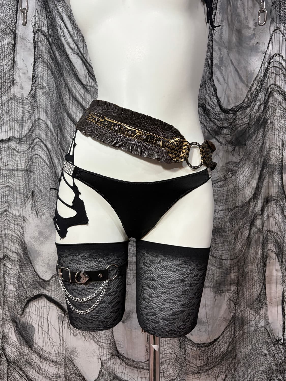 00's hook ring Layered belt 상품이미지4