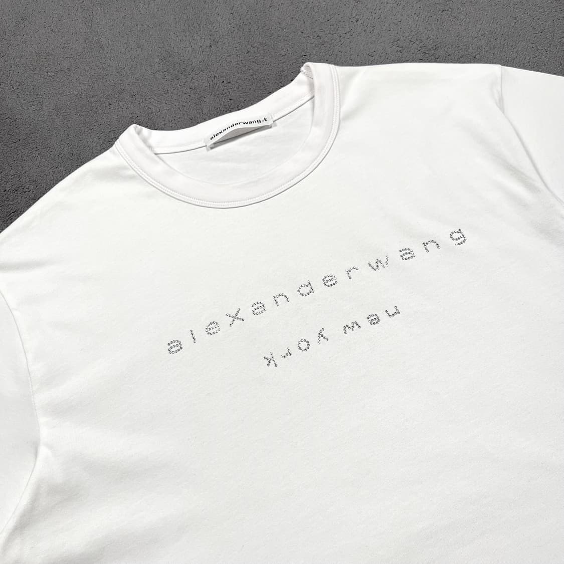 alexander wang 알렉산더왕 큐빅 반팔  상품이미지1