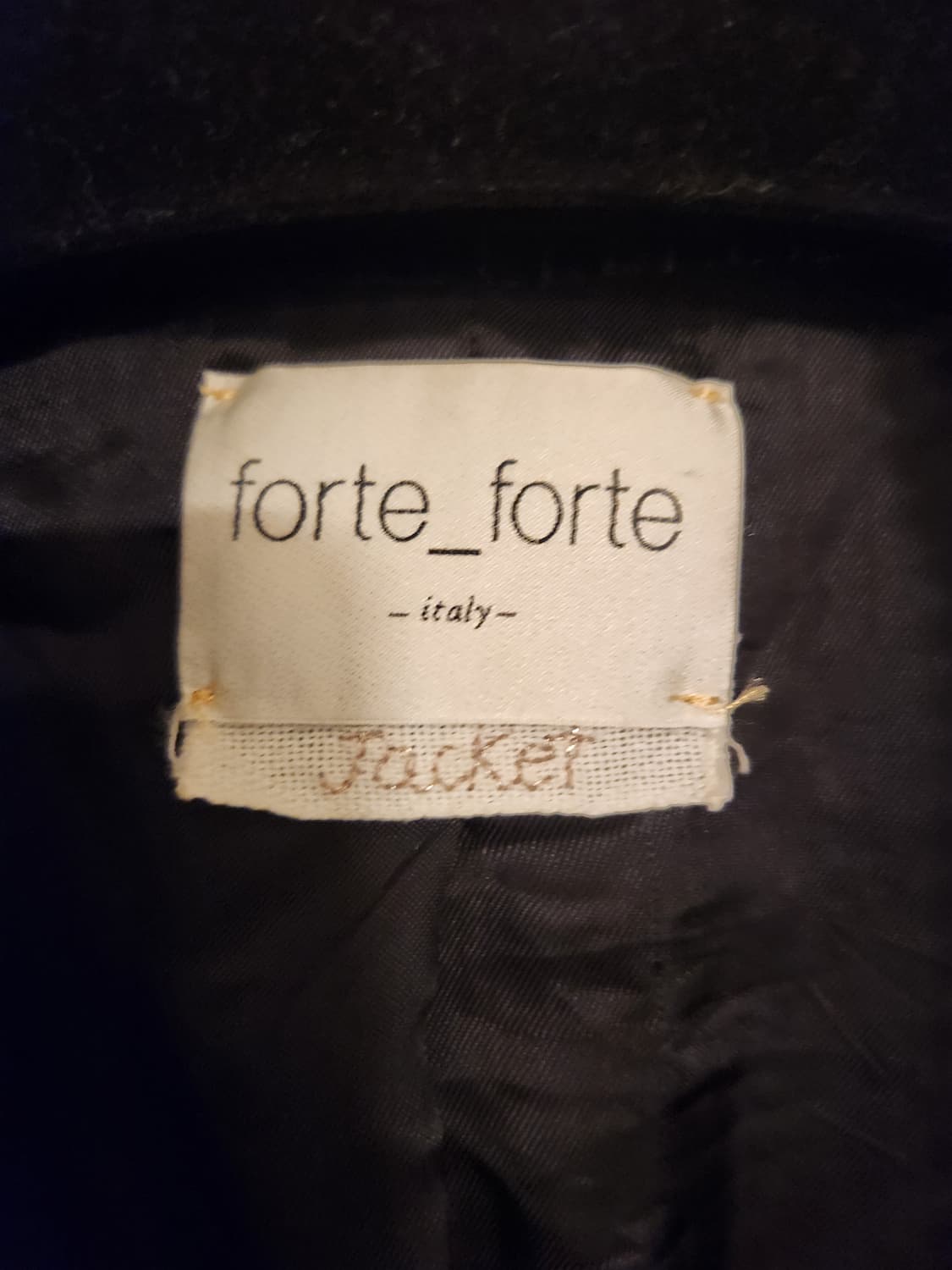 (정품)포르테포르테 Forte_Forte 딥네이비 자켓 상품이미지6