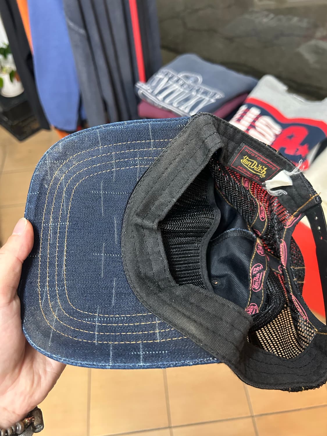 본더치 데님매쉬캡 상품이미지4