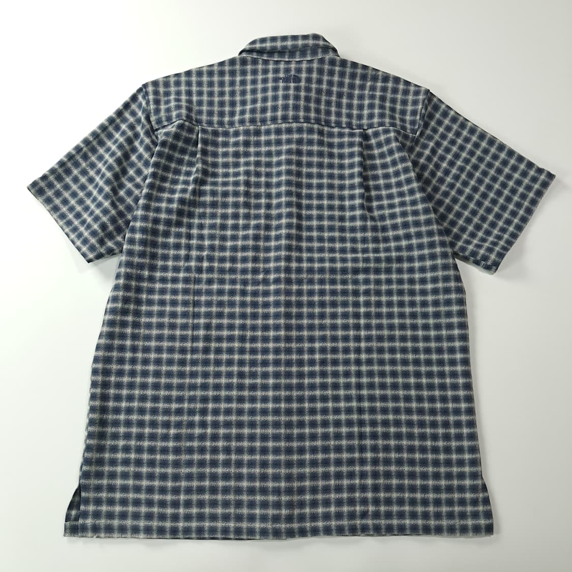 CK758 XL 노스페이스 90s 스모키 블록 체크 반팔 셔츠 남방 상품이미지5