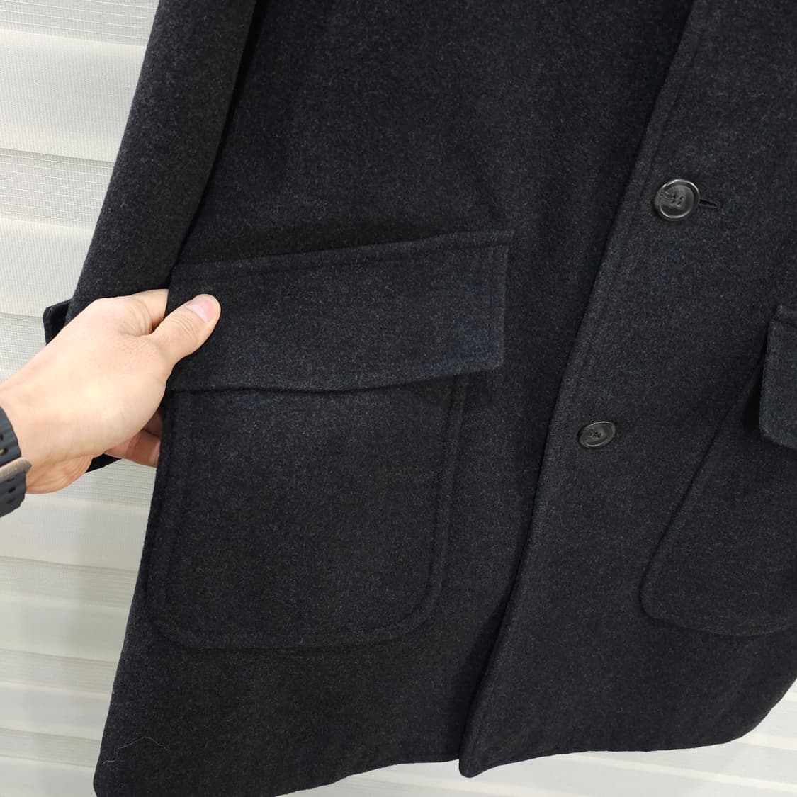 MONTEVISO ITALY 캐시미어 울 혼용 코트- L 상품이미지4